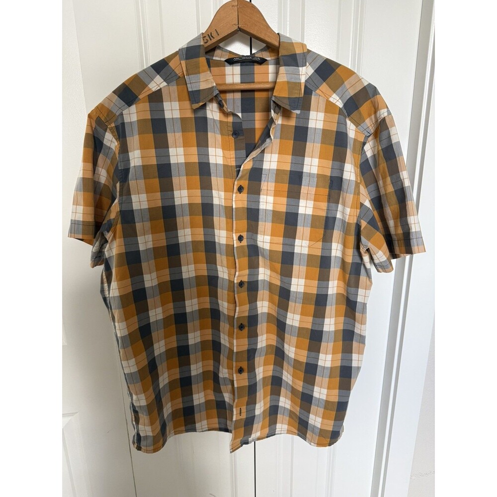 Arc'teryx Shirt Mens XL Multicolor Brohm Outdoor Hiking Plaid Gorpcore Preppy